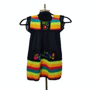 Girls Handmade Ethnic Embroidered Dress 5/6